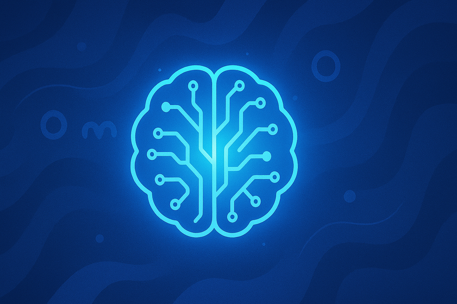 Visualización abstracta de inteligencia artificial